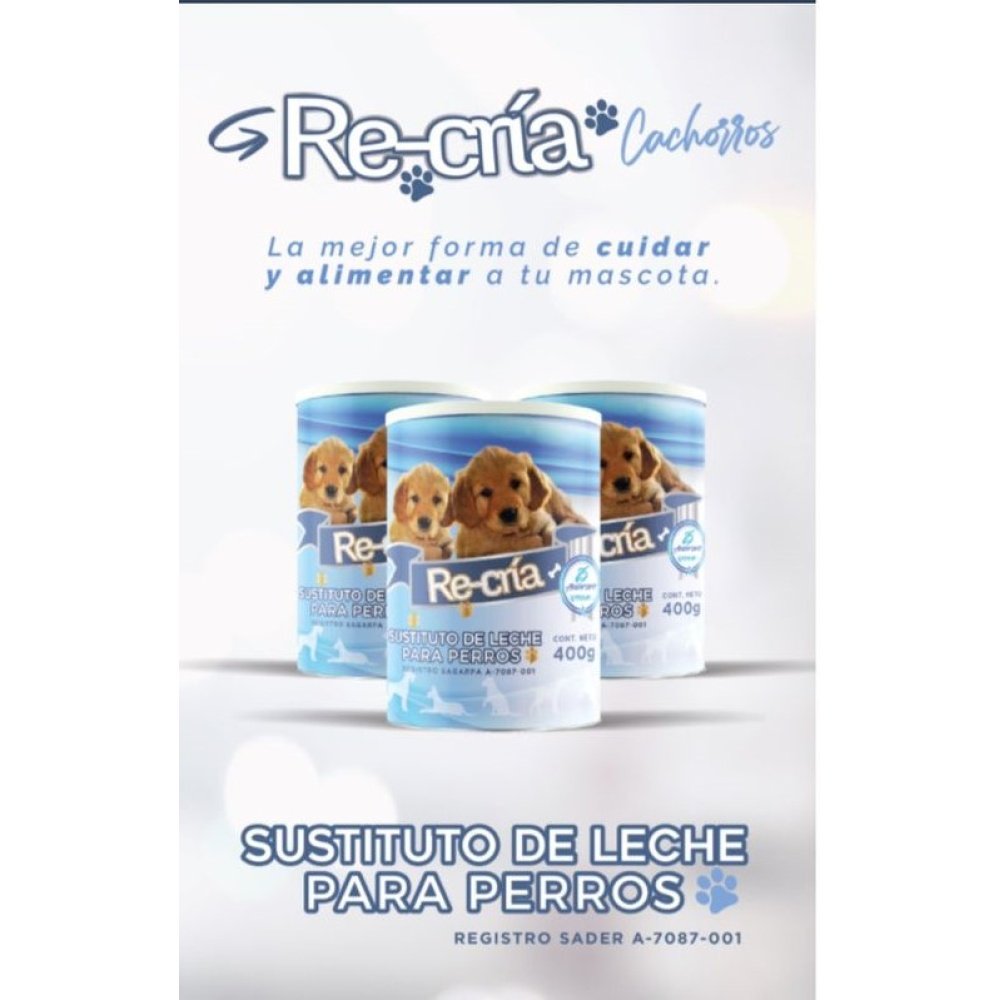 Sustituto de leche para caninos Re-cría 400g - Imagen 2