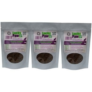 Premios Gato Lucky Paw Proteína Insecto Saludables  3 Pack