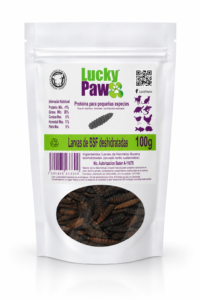Larvas De Mosca Soldado Negra Deshidratadas 100g Lucky Paw